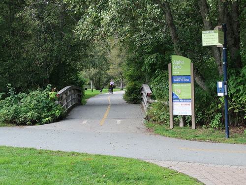 Alpha Lake Park in Whistler Canada