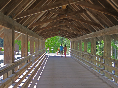 Covered Bridge in Whistler BC, Canada