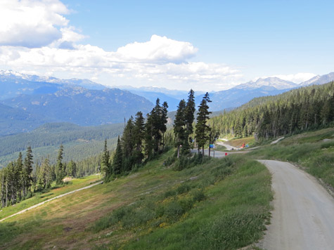 Hiking on Blackcomb Mountain