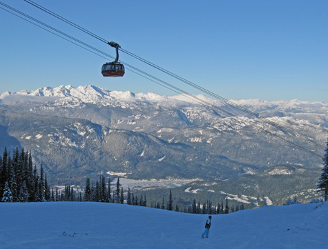 Pacific Mountain Range at Whistler BC