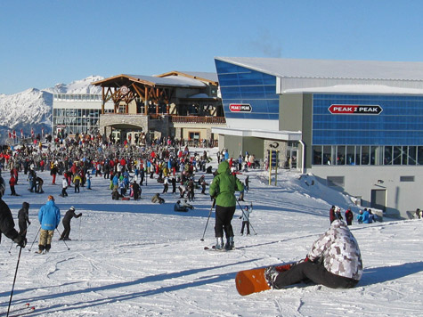 Peak 2 Peak Gondola Terminal on Whistler Mountain