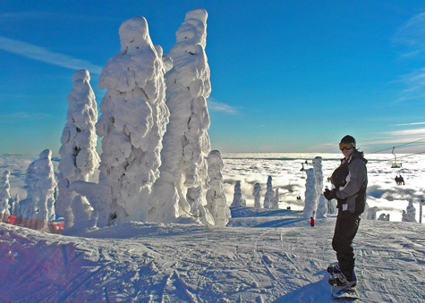 Snowboarding at Whistler