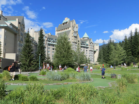 Mini-golf at Whistler BC