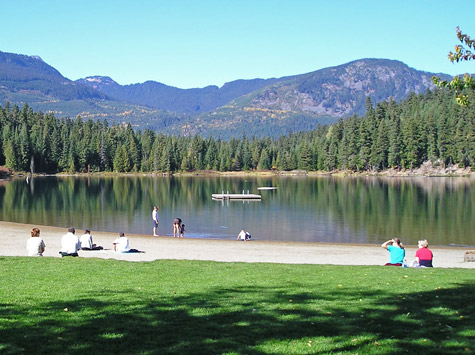 Pristine Lake near Whistler BC