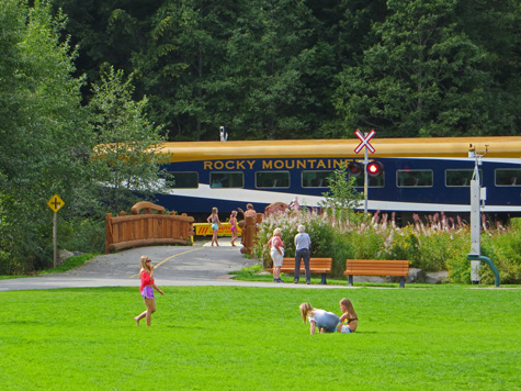 Train to Whistler BC, Canada